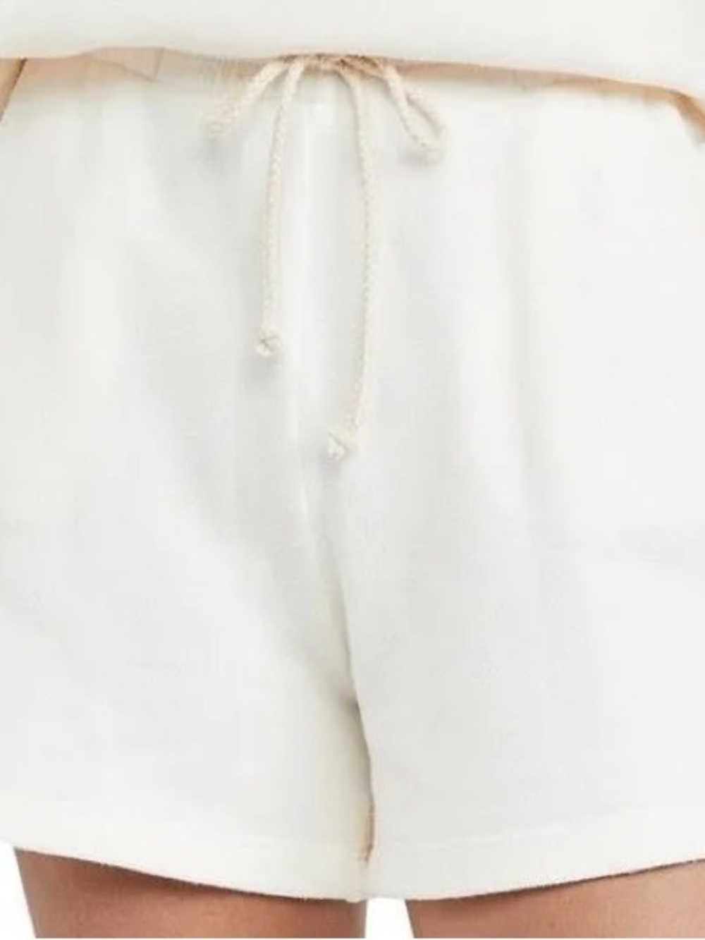 Donni Pleated Tie Front Trouser Shorts